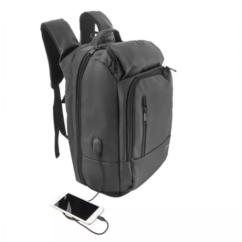 Backpack Tellur Notebook 17.3 inch Business XL with USB port, black