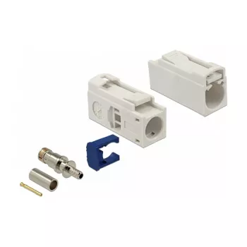 Wire connector DeLOCK 89686 FAKRA B Blue Cream Stainless steel