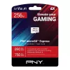 MicroSDXC memory card PNY microSD Express 256 GB UHS‑I Read 890 MB/s Write 750 MB/s U3 V30