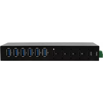 USB hub Exsys EX-12290HMS — 10-port USB 3.2 Gen 2x1 with 4× USB-C and 6× USB-A