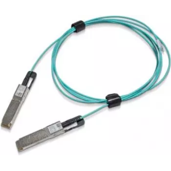 InfiniBand / fibre optic cable NVIDIA MFS1S00-H050V, QSFP56 to QSFP56, 50 m, blue