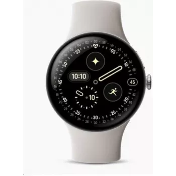 Google Pixel Watch 4 - 45 mm - Aluminium Silver polished (GA09308-EU)