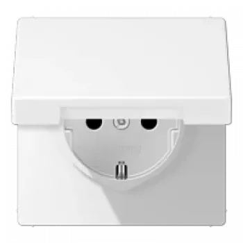 JUNG LS 1520 BFKL WWM Socket Outlet Type F White (LS1520BFKLWWM)