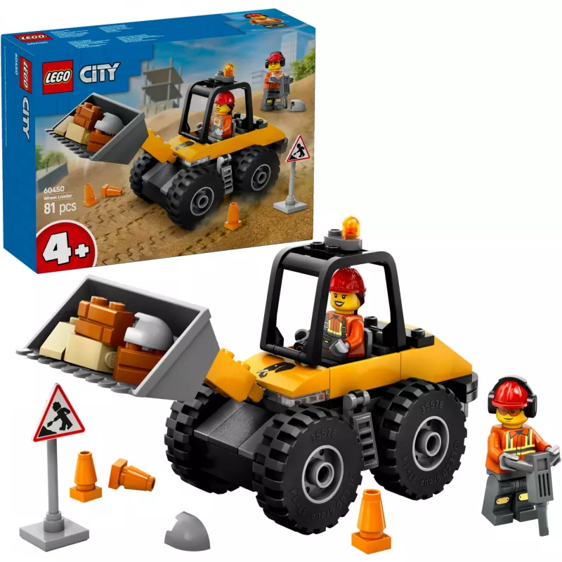 LEGO City 60450 Yellow Wheel Loader