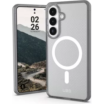 UAG Urban Armor Gear Dot Case with Magnet Module | Samsung Galaxy S26+ | true ice (transparent)/ash (grey) | 214548114331 (214548114331)