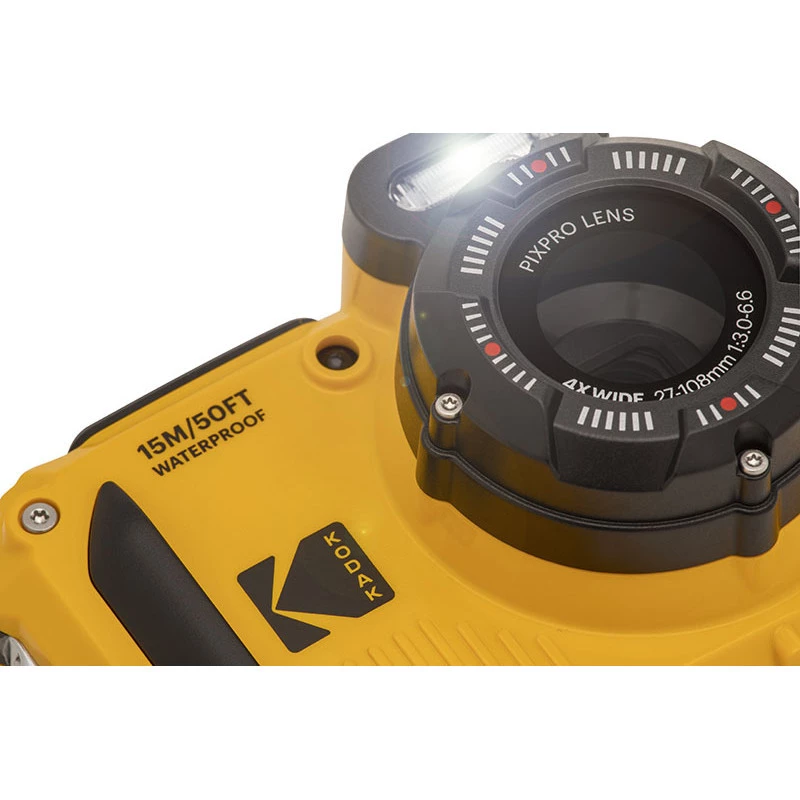 Compact camera Kodak PixPro 16 MP BSI CMOS 1920 x 1080 Yellow