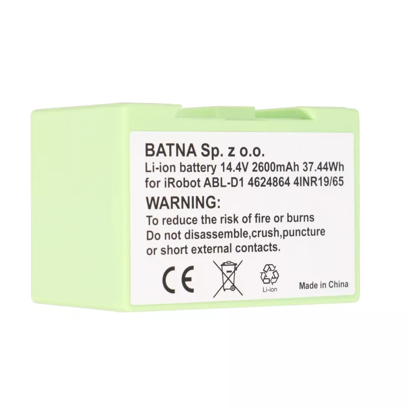 Roomba | Battery, rechargeable battery for vacuum cleaner | E5 E6 I7 14.4V 2600mAh