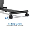 Adjustable Height Table up up Forseti B-1-20TMF Black — height-adjustable workstation table