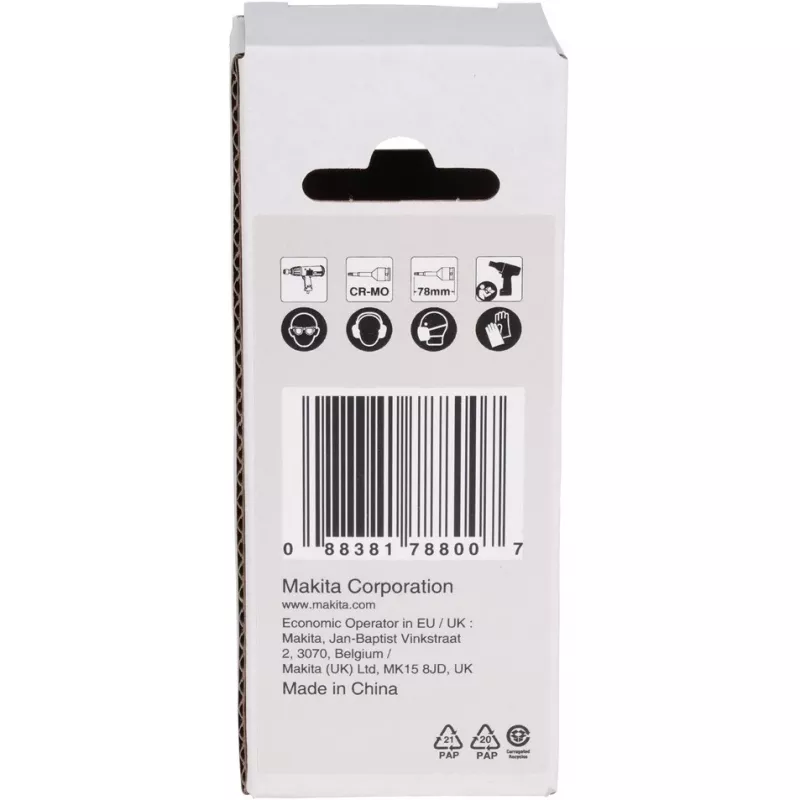 makita Impact Black 1/2 Torx Steckschlüsseleinsatz Größe: T50 Länge: 78,0 mm (E-19831)