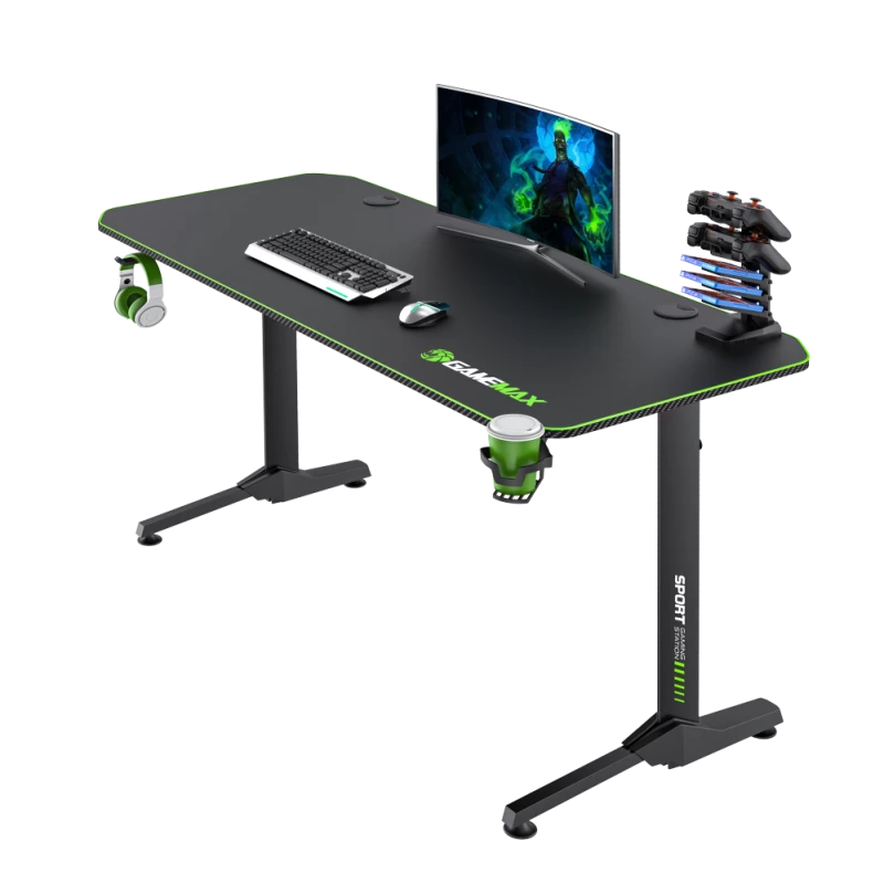 Desk GameMax D140-CARBON — gaming/office desk, net weight 20.5 kg, gross dimensions 125×795×682 mm