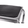 Bath step (shower stool) ActionMed SW200AM — black, non-slip surface and feet, max user weight 120 kg
