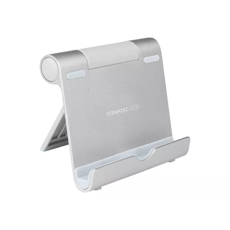 TERRATEC iTab S - Stand for mobile phone / Tablet - Aluminium - Silver - Desktop-Stand (219727)