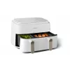 Philips 3000 series NA353/10 fryer Double 9 L Stand-alone 2750 W Hot air fryer Silver, White