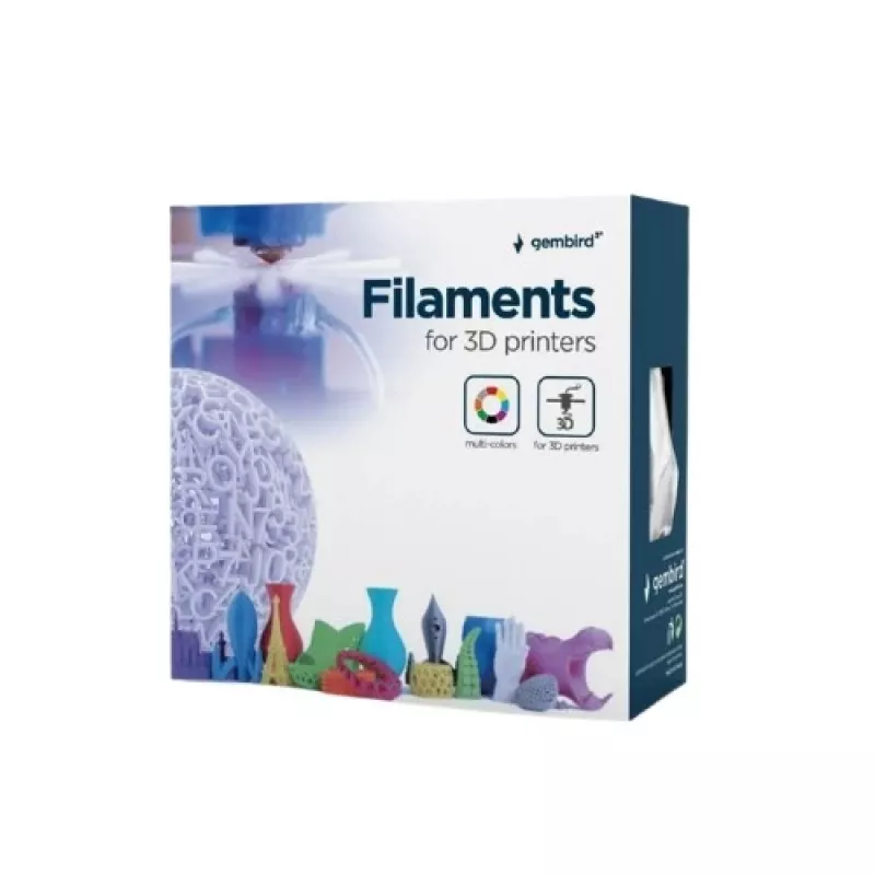 Filament spool Gembird PLA 1.75 mm Red 1 kg for 3D printing