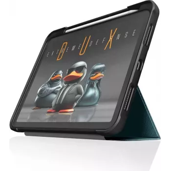 STM Dux Ultra Case | Apple iPad 11 (2025) / iPad 10,9 (2022) | ozean Grey/transparent | STM-222-486KX-04 (STM-222-486KX-04)