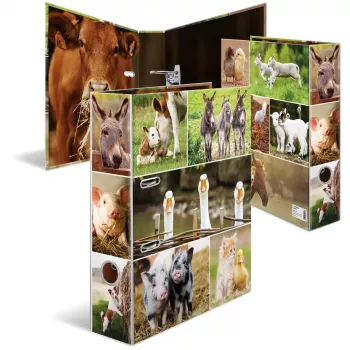 Ring Binder HERMA 19253 A4 Multicolour Cardboard 285x315 mm