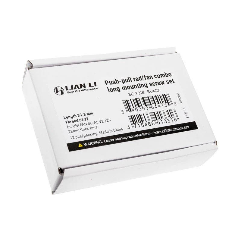 Screw Lian Li SC-T31B — Set of 12 mounting screws for PC components