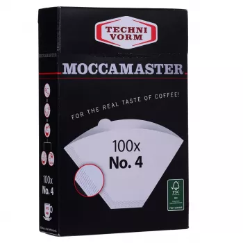 Coffee filter MOCCAMASTER 85022 — paper filters, white, pack of 100