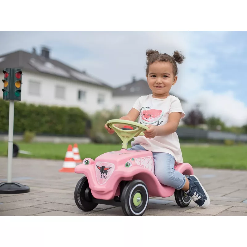 Bobby-Car-Classic Flower, Rutscher pink/Light Green