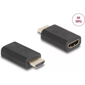 HDMI Gender Changer DeLOCK 64325 Black Connector 1 HDMI Connector 2 HDMI