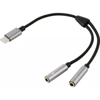 Renkforce USB 2.0 Computer Y-Cable[1x USB-C Plug - 2x Socket] to - Cable - Digital/Data