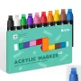 Acrylic Marker Pens Arrtx LC303656, 10 colours, fine bullet tips