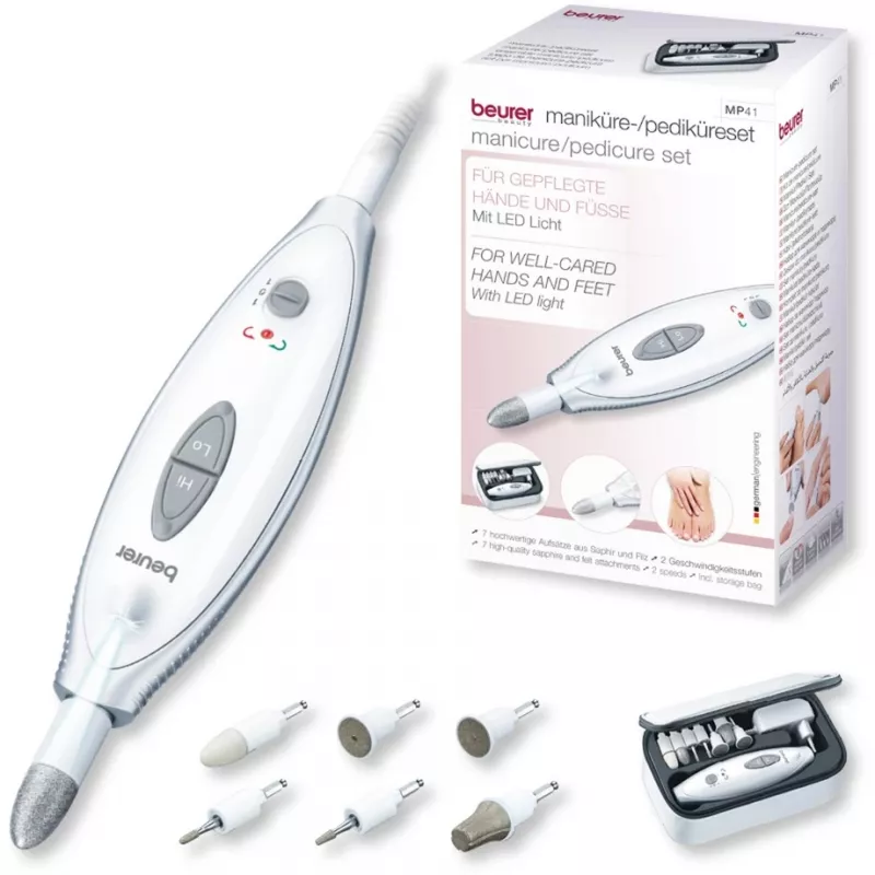 Beurer MP 41 Set Silver, White