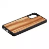Phone case man and wood Galaxy S20+ cappuccino black – protective smartphone cover