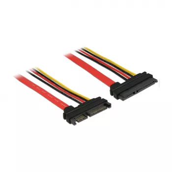SATA Cable DeLOCK 83803 0.3m SATA 22-pin Black Red Yellow