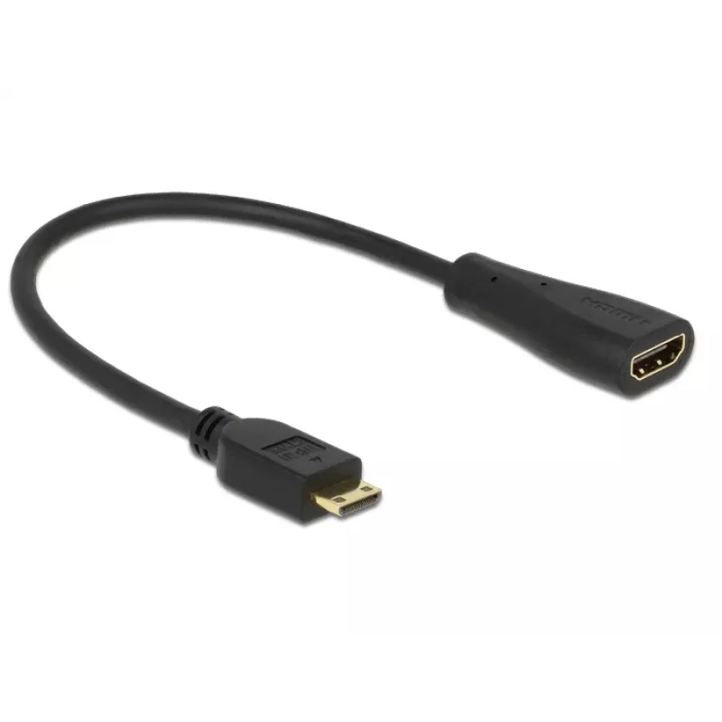 HDMI Cable DeLOCK 0.23m mini-HDMI/HDMI