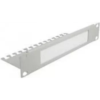 Cable management panel DeLOCK 10 inch Cable Management Brush Strip 1U grey
