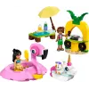 Construction toy LEGO Friends set 42658 Pool Party with Unicorn and Flamingo, characters and accessories