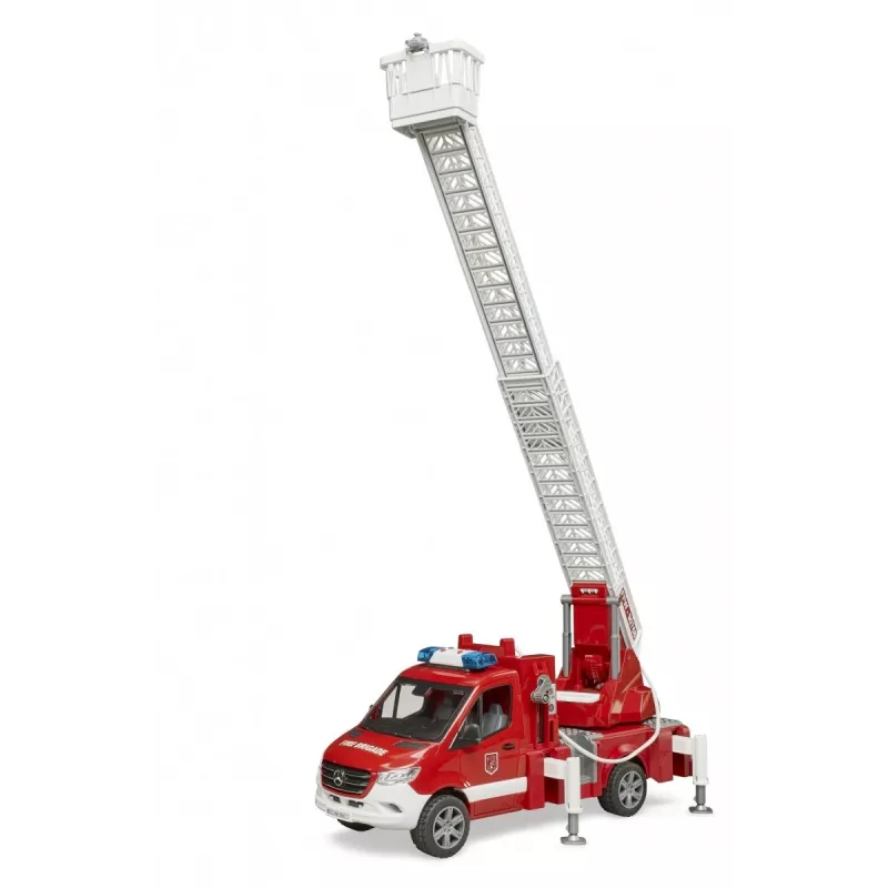 Fire truck BRUDER 02673 Red White ABS synthetics 4 years