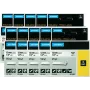 Label tape Dymo S0718600 — 10 × white adhesive tape with black text, compatible with Dymo label printers