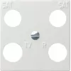 GIRA 025803 Wall Plate/Switch Cover White (025803)