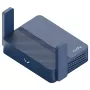 Portable router Cudy TR3000 AX3000 Wi‑Fi 6, Gigabit Ethernet WAN/LAN, USB-A, external antennas, blue