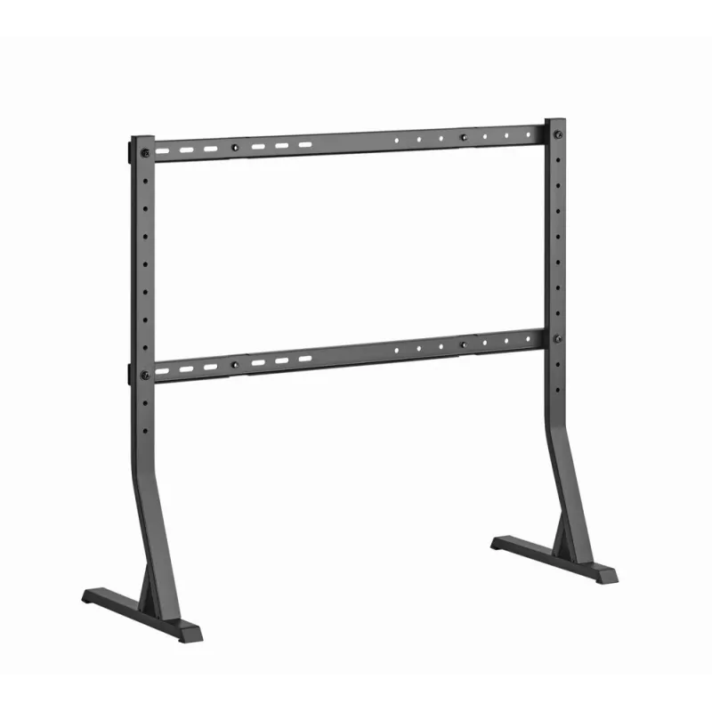 Floor TV stand GEMBIRD TVS-D90F-01 for 45–90 inch TVs, steel, fixed-height, VESA 200x200–800x400, max load 60 kg, 970×800×525 mm