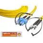 Lightwin LDP-09 SC-ST 1.0 Fibre Optic Cable 1 m LSOH OS2 2x SC 2x ST Yellow (LDP-09 SC-ST 1.0)