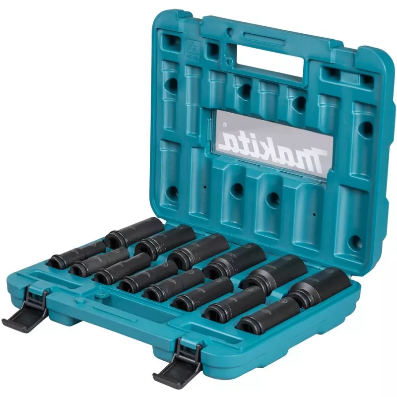 Makita E-16586 impact socket Impact socket set Black, Green