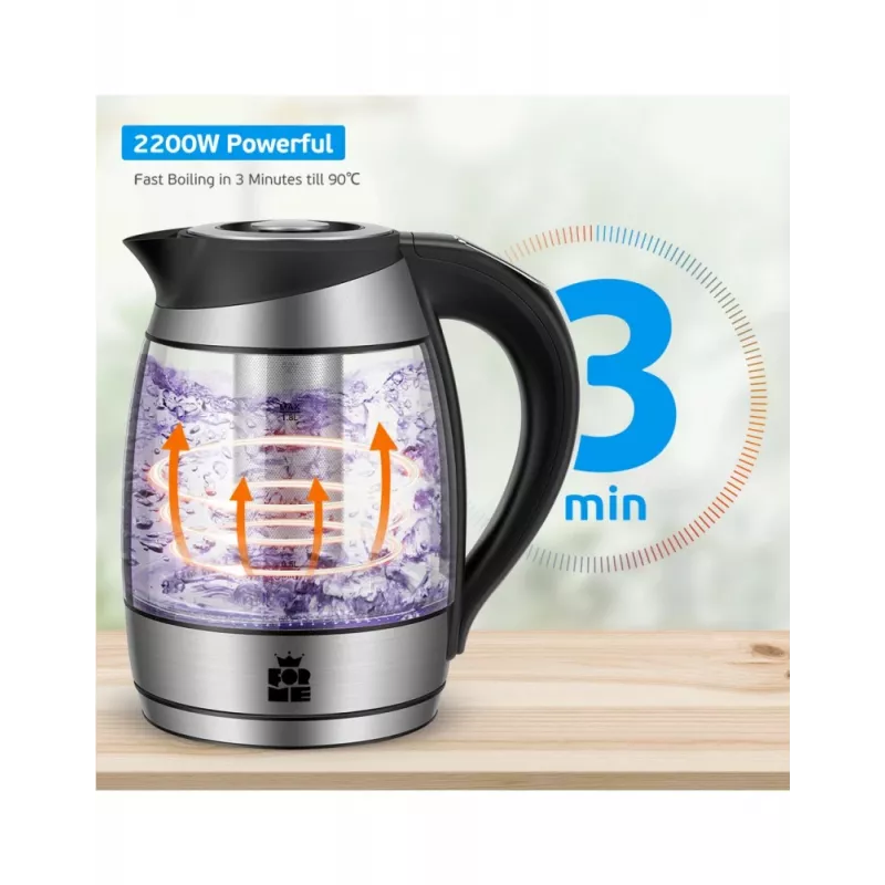 Electric kettle Forme FKG-448 1.7L 2200W Black
