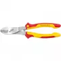 Cable cutter Wiha 43664 for stripped aluminum and copper conductors, single and multi‑wire up to 50 mm²