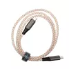 USB-C to USB-C charging cable FIXED FIXDLED-CC-RA with PD support and fixed length, integrated rainbow LED