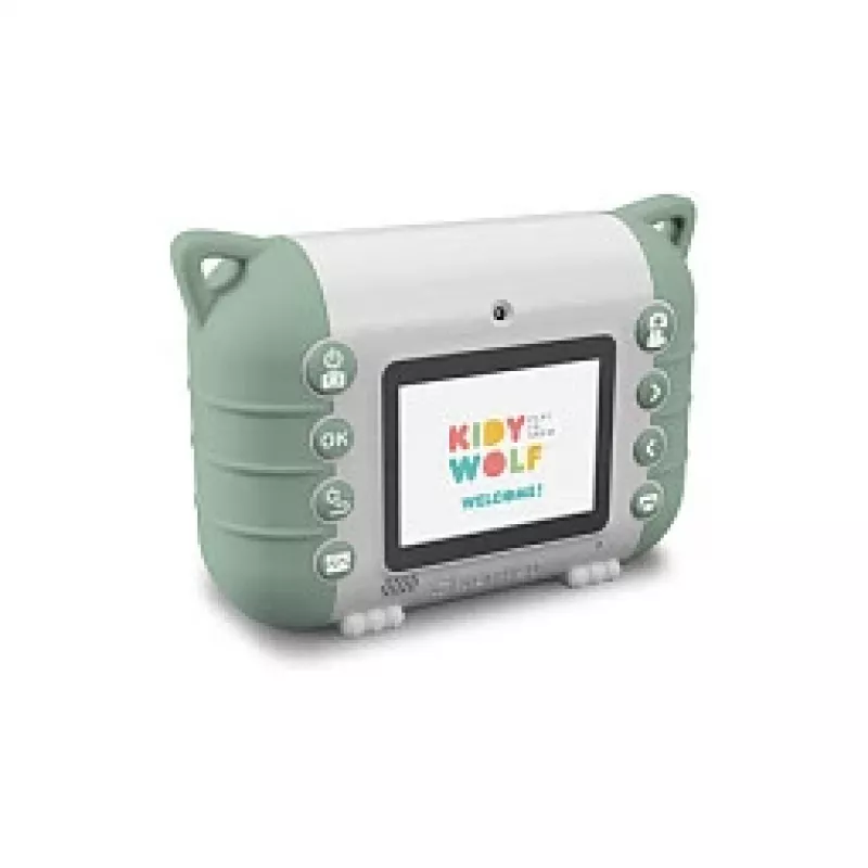 Children's digital camera KIDYWOLF Kidyprint Green White