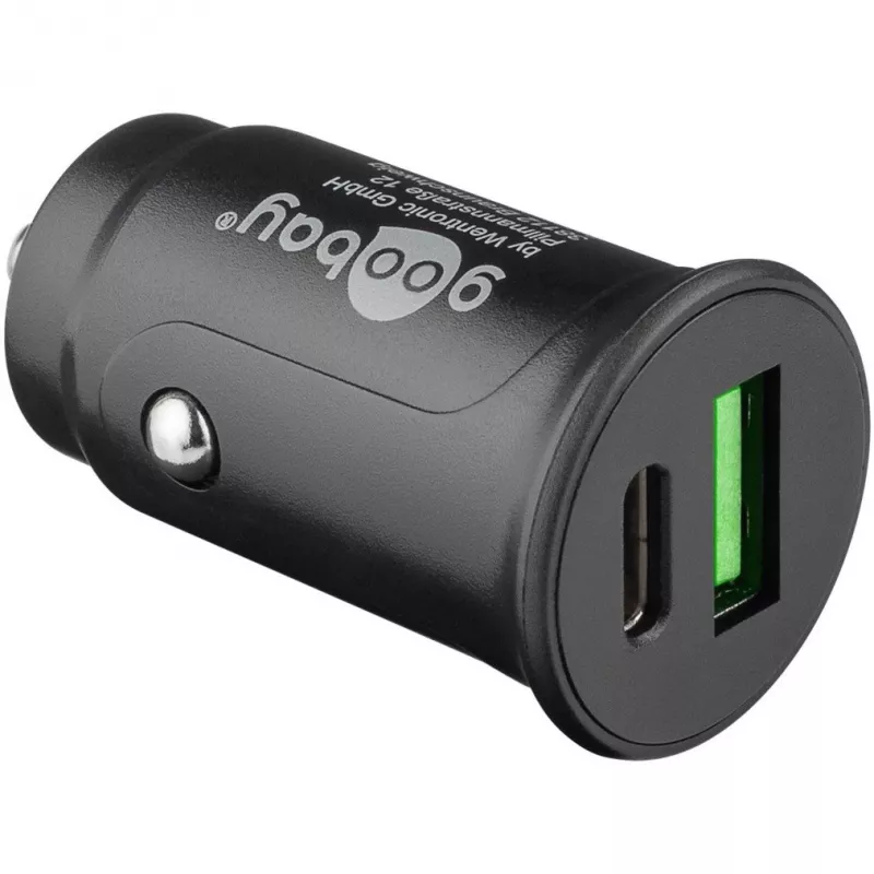 Goobay 59521 Mobile Device Charger Universal Black Cigar Lighter Fast Charging Auto