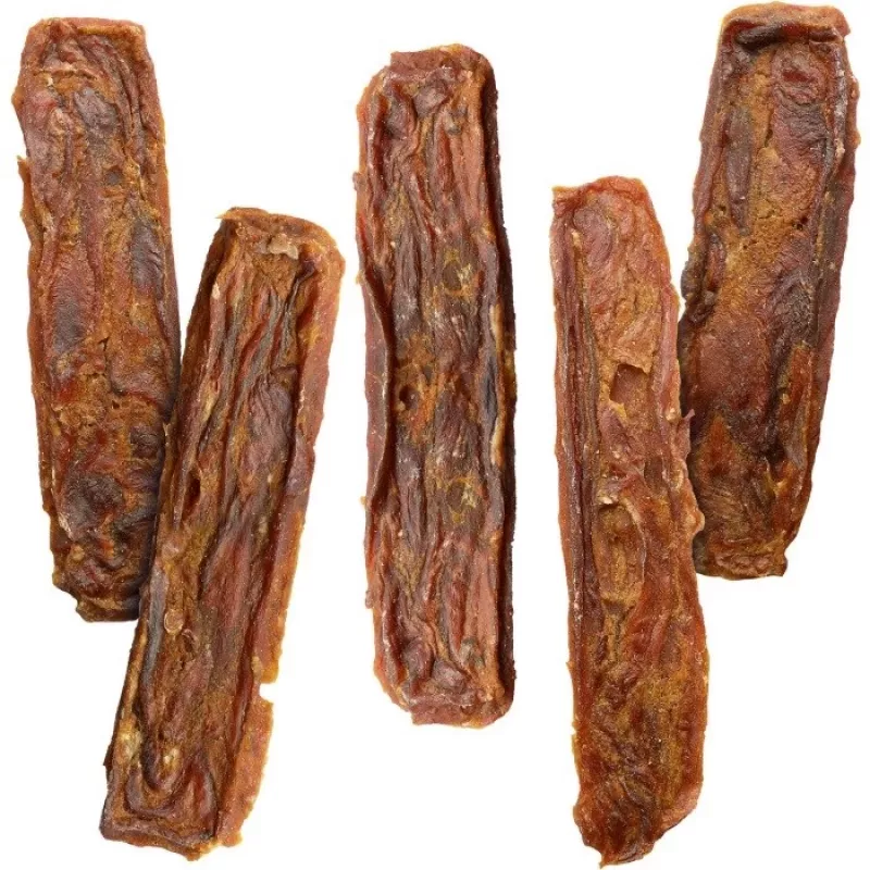 Dog treat Vitakraft Pure Beef Strips 80 g — single-ingredient beef, grain‑free, gluten‑free, suitable for all breeds