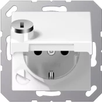 JUNG A 1520 BFKLSL WW - Type F - White - Thermoplast - IP44 - Universal - 250 V