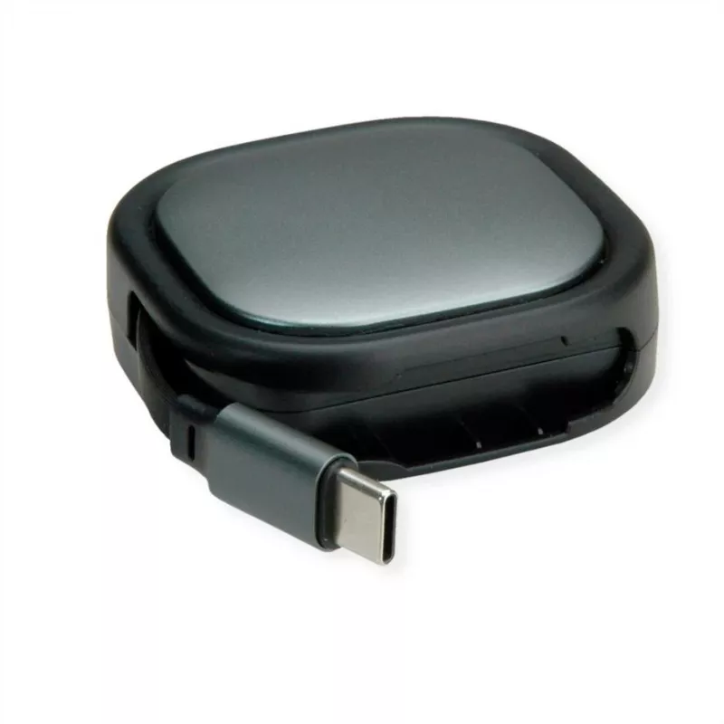 ROLINE USB2.0 Aufrollbares Cable C-C ST/ST 1.2m - Cable - Digital/Data (11.02.8420)