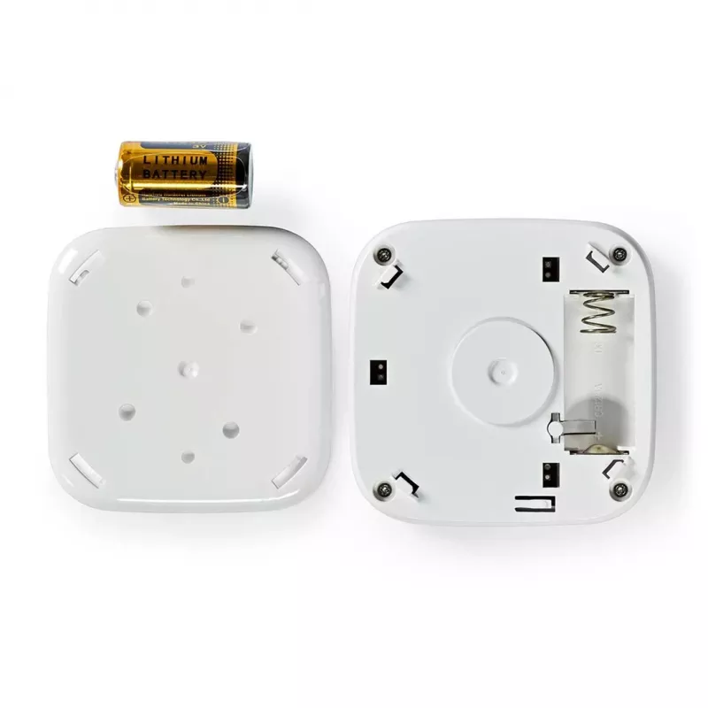 Smoke detector Nedis WIFIDS21WT smart Wi‑Fi smoke sensor for home safety