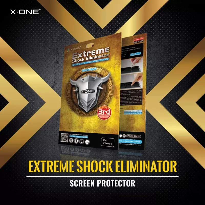 Screen protector Shock Eliminator X-ONE for iPhone 7 Plus — black
