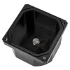 Computer cooling component Aqua-Computer 34083 — liquid cooling part, 0.16 L coolant, 80×80×48 mm, black